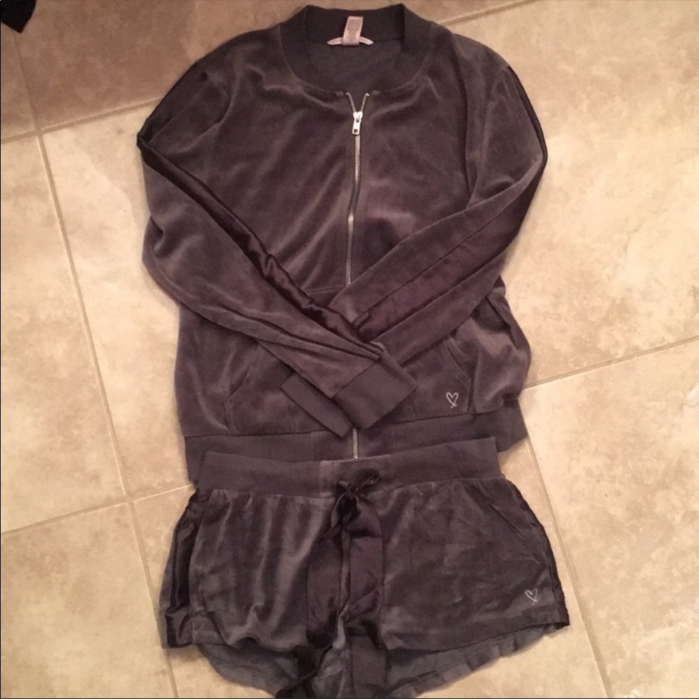 Victoria’s Secret Matching Jacket and Shorts Set XS